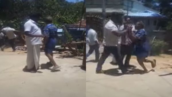 நெஞ்சே பதறுதே.. பெண்ணை காலால் எட்டி உதைத்த பாஜக கவுன்சிலர் சாவர்க்கர்.. கன்னியாகுமரியில் ஷாக்