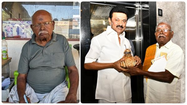 86வயது வத்தல் வியாபாரி ராஜேந்திரனை நேரில் அழைத்து பாராட்டிய முதல்வர் ஸ்டாலின்! அப்படி என்ன செய்தார்?