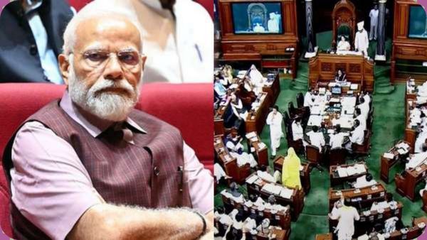 அனல் பறந்த 6 மணி நேரம்.. நம்பிக்கையில்லா தீர்மானம் மீது மக்களவையில் இன்று 2 வது நாள் விவாதம்