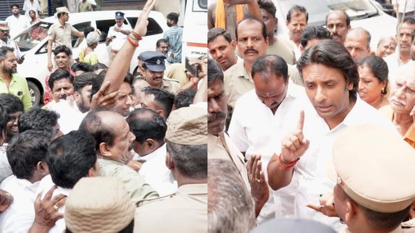 கோவிலுக்குள் ‘பிடி மண்’ எடுக்கச் சென்ற பாஜக மாநில நிர்வாகி கைது.. திடீரென கிளம்பிய கோஷம்.. பரபர!