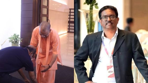 பொசுக்குன்னு யோகி காலில் விழுந்த ரஜினி.. தமிழ்நாட்டின் பெரும்பாலான மக்கள் அப்சட் - ரமேஷ் பாலா ட்வீட்