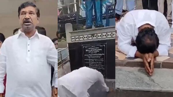 எனக்கு சீட் இல்லையா? 'அம்பேத்கர்' சிலை முன் 