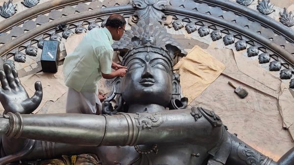 பிரம்மாண்டம்! தமிழகத்தில் உருவான உலகிலேயே உயரமான வெண்கல நடராஜர் சிலை! ஜி20 மாநாட்டிற்கு செல்கிறது!