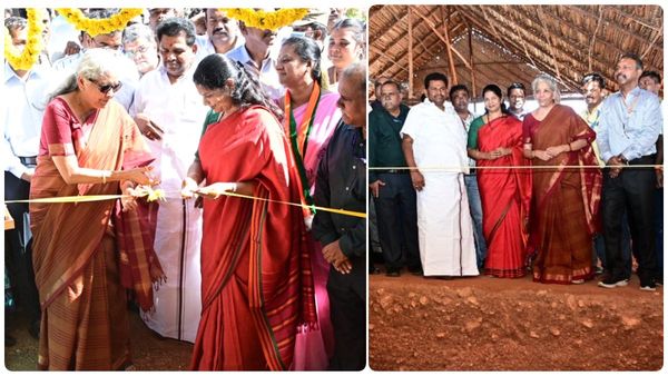 ஆதிச்சநல்லூரில் நீங்களும் வாங்களேனு அழைத்த நிர்மலா சீதாராமன்! சிரித்தபடியே சென்ற கனிமொழி! நாகரீகம்!