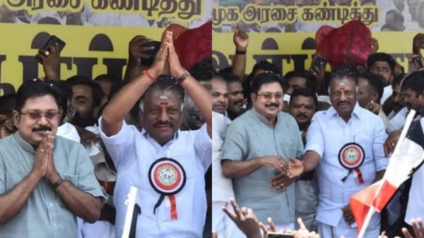 “சேர்மன் ஓபிஎஸ்”.. “தினகரன் சார்”.. பாச மழை! 24 ஆண்டுகளுக்கு பிறகு அதே இடம்- ஒரே மேடை: இணைந்த கைகள்!