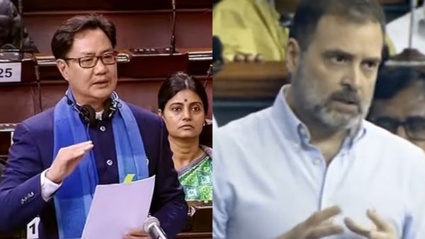 ராகுல் ஆவேசமாக பேசியபோது பொறுமையிழந்து பொங்கிய மத்திய அமைச்சர்.. குறுக்கே எழுந்து நின்று.. ஒரே அமளி