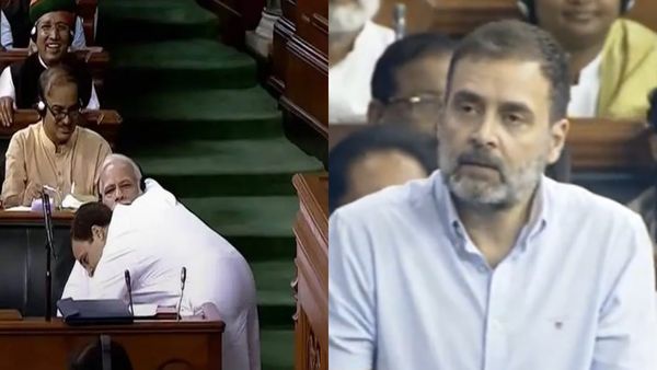 ராகுல் காந்தி அனல் பறக்க பேசி முடித்ததும்.. 