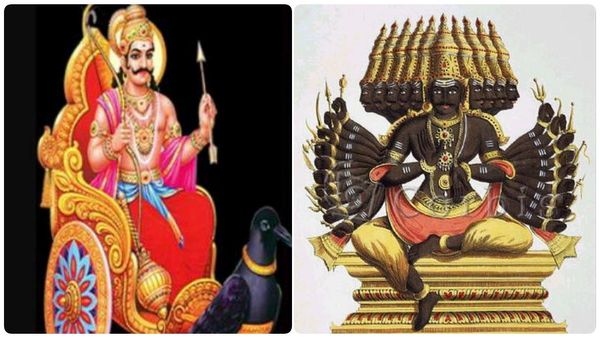 நவகிரகங்களையும் ஒரே கட்டத்தில் அடக்க நினைத்த ராவணன்.. சனியின் கால் முடமானது ஏன் தெரியுமா?