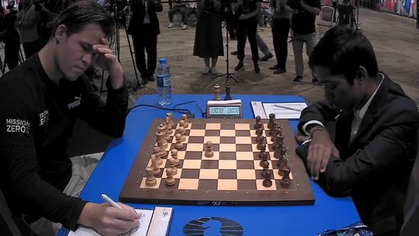 யார்கிட்ட.. கார்ல்சன் டெக்னிக்கை அவரிடமே காட்டிய 