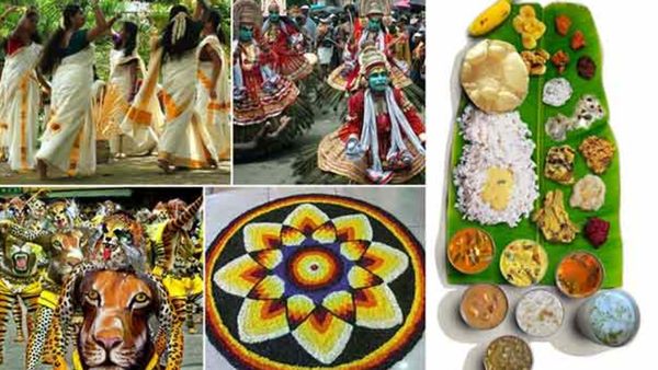 வண்ண வண்ண பூக்கள்.. காணும் இடமெல்லாம் அத்தப்பூ கோலம்.. இன்று ஓணம் பண்டிகை.. கேரள மக்கள் கொண்டாட்டம்