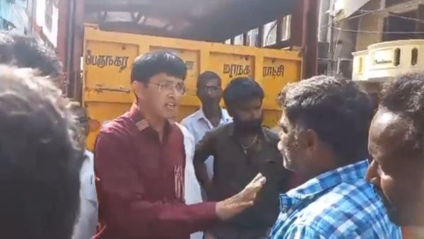 மாட்டை பிடிக்கிறது யாருப்பா.. சென்னை மாநகராட்சி ஆணையர் ராதாகிருஷ்ணன்.. சட்டென நடந்ததை பாருங்க