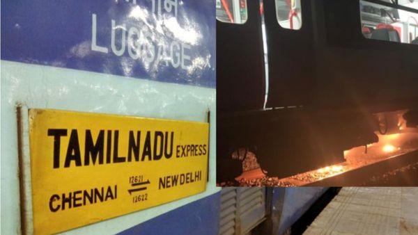 சென்னை நோக்கி வந்துகொண்டிருந்த தமிழ்நாடு எக்ஸ்பிரஸ் ரயிலில் திடீர் தீ.. பெரும் அசம்பாவிதம் தவிர்ப்பு