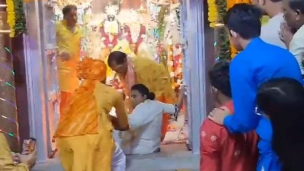 'இந்தாம்மா ஏய்..' கோயில் கருவறையில் நுழைய முயன்ற மகாராணி தள்ளிவிடப்பட்ட கொடூரம்! இதுதான் சனாதனமா?