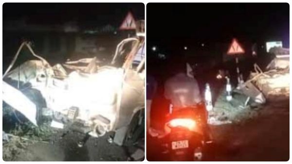 சேலத்தில் கோர விபத்து.. லாரி மீது வேகமாக மோதிய வேன்! ஒரே குடும்பத்தை சேர்ந்த 6 பேர் உடல் நசுங்கி பலி