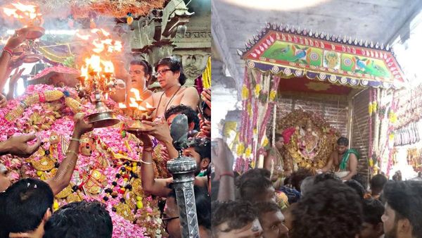 திருச்செந்தூர் ஆவணி திருவிழா.. சிவப்பு சாத்தி கோலத்தில் உலா வந்த சண்முகர்.. பக்தர்கள் பரவசம்