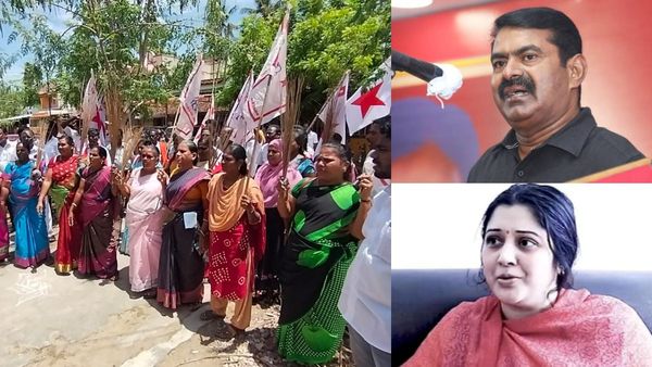சீமான் vs விஜயலட்சுமி: மாதர் சங்கத்தை ஆபாசமாக பேசிய நாம் தமிழர் தம்பி- 'துடைப்ப' போராட்டத்தால் கைது!