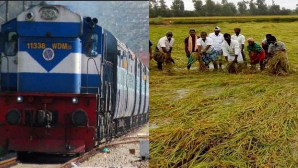 திபுதிபுன்னு.. தண்டவாளத்தில் படுத்த விவசாயிகள்! டெல்டாவில் ரயில் மறியல் -காவிரி நீர் திறக்க கோரிக்கை