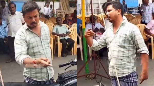 டென்ஷன் பண்ணாதீங்க! அமைச்சர் முத்துசாமியை வர சொல்லுங்க! போதையில் போலீசிடம் எகிறிய நபர் - பரபரப்பு