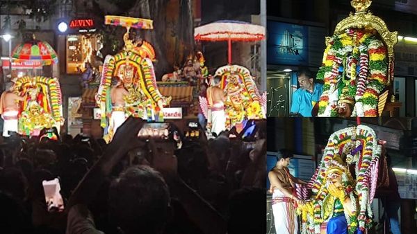 புரட்டாசி பௌர்ணமி.. மதுரையில் 5 கருட சேவை.. மாசி வீதிகளில் வலம் வந்த பெருமாளை தரிசித்த பக்தர்கள்