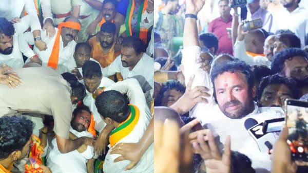 ஹைதராபாத்தில் டென்ஷன்! மத்திய அமைச்சர் கிஷன் ரெட்டியை அதிரடியாக கைது செய்த தெலுங்கானா போலீஸ்!