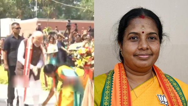 பிரதமர் மோடியின் காலில் விழுந்தது ஏன்? அவர் சொன்னது என்ன தெரியுமா? வானதி சீனிவாசன் அளித்த விளக்கம்