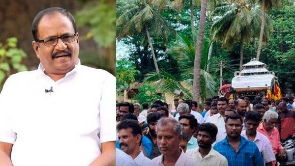 நெற்றியில் விபூதி குங்குமம்.. ஊர்வலத்தில் சோக பாடல்.. கண்ணீர் கடலில் காற்றோடு கலந்தார் மாரிமுத்து!