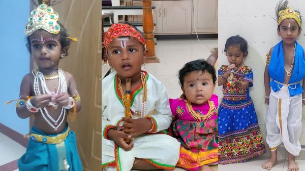 கிருஷ்ண ஜெயந்தி கோலாகல கொண்டாட்டம்.. சீடை, முறுக்கு பலகாரங்கள்.. உற்சாகத்தில் சின்னக்கண்ணன்கள்