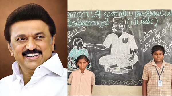 ‛‛பொய்ப்பரப்புரைகள் தோற்றோடும்’’.. காலை உணவு திட்டத்தை ஓவியமாக்கிய மாணவர்கள்.. நெகிழ்ந்த ஸ்டாலின்