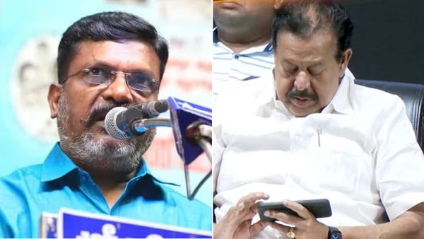 சனாதனம்.. திருமாவளவன் சீரியஸாக பேச.. ஹாயாக மொபைலில் கிரிக்கெட் பார்த்த அமைச்சர் பொன்முடி - வீடியோ