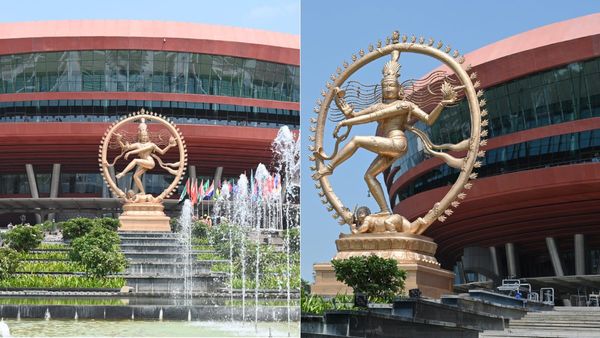 ஜி 20.. டெல்லி பாரத மண்டபத்தில் உலக தலைவர்களை கவரும் 27 அடி உயர நடராஜர் சிலை.. தமிழர் பெருமை பேசும்