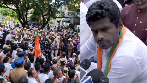 திடீரென சாலையில் அமர்ந்த பாஜக தலைவர் அண்ணாமலை.. 4 பிரிவுகளின் கீழ் பாய்ந்தது வழக்கு!