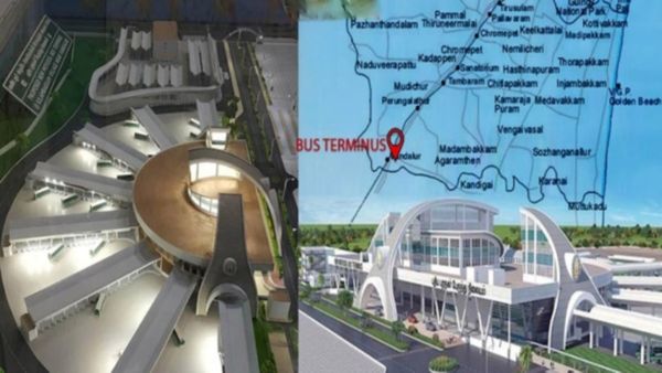 ரொம்ப பவர் புல்லாமே! கிளாம்பாக்கம் பேருந்து நிலையம் உள்ளே என்ன அது? சின்னதா கட்டிட்டு இருக்காங்களே