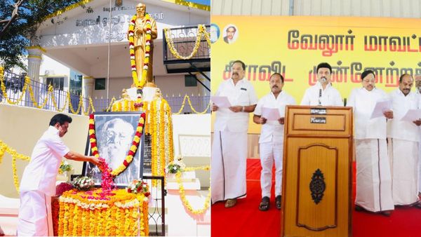 பாஜக சனாதனிகளுக்கு சவால்- திமுக ஆட்சி எம் தந்தை பெரியாருக்கே காணிக்கை- முதல்வர் ஸ்டாலின் பிரகடனம்