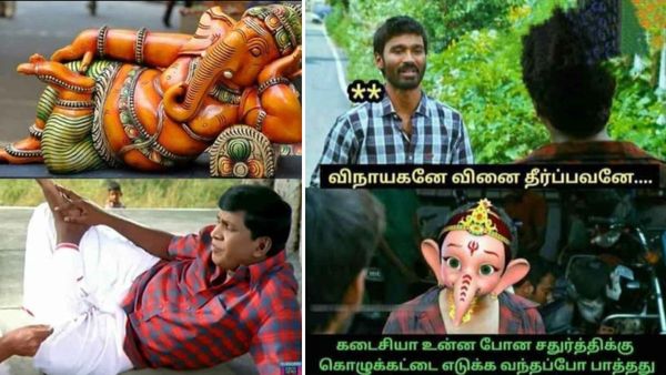 கடைசியா போன சதுர்த்திக்கு கொழுக்கட்டை எடுக்க வந்தப்போ உன்ன பார்த்தது.. அடுத்து இப்போதான் பாக்குறேன்!