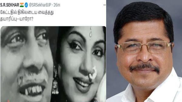 பேரறிஞர் அண்ணா- நடிகை பானுமதி குறித்த இழிவான வீடியோ- டெலீட் செய்த பாஜக பொருளாளர் எஸ்ஆர் சேகர்