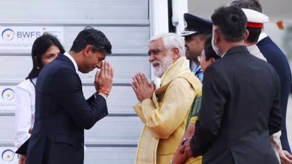 ‛ஜெய் சியா ராம்’.. ரிஷி சுனக்கை வரவேற்றபோது மத்திய அமைச்சர் சொன்ன வார்த்தை இதுதான்! ஏன் தெரியுமா?