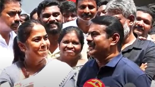 3 நாளாக சீமான் வாட்ஸ்-அப் ஸ்டேட்டஸ் என்ன தெரியுமா? பிரஸ் மீட்டில் கோர்த்துவிட்ட மனைவி கயல்விழி!