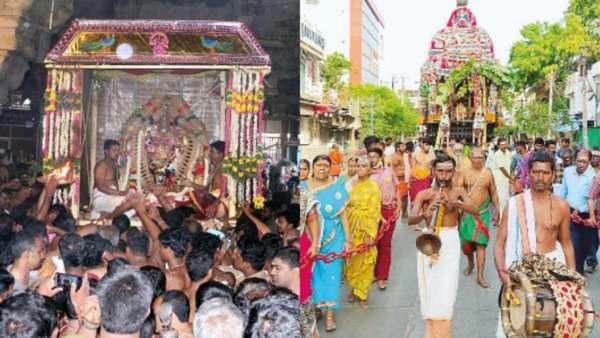 திருச்செந்தூர் ஆவணி திருவிழா தேரோட்டம் கோலாகலம்.. விண்ணை எட்டிய அரோகரா முழக்கம்