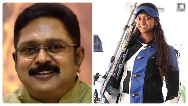 தங்கம் வென்று சாதித்த தமிழ்நாட்டு வீராங்கனை இளவேனில் வாலறிவன்.. டிடிவி தினகரன் வாழ்த்து!