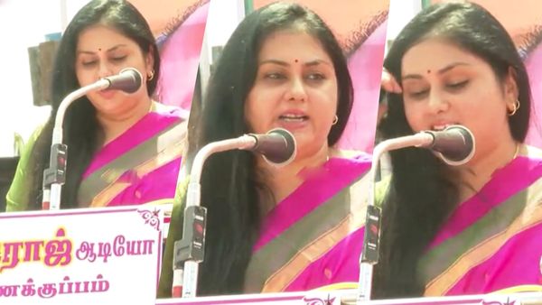 பைக், டூவீலர் இருக்கா? புருஷன் இருந்தால் ரூ.1000 உரிமைத் தொகை கிடையாது..மகளிரை பதற வைத்த நடிகை நமீதா