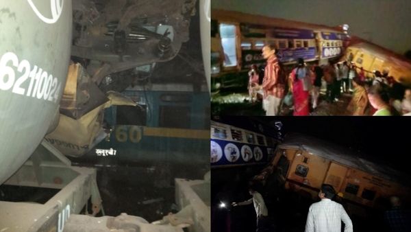 ஆந்திராவில் 2 ரயில்கள் மோதி பயங்கர விபத்து.. தடம்புரண்ட பெட்டிகள்-12 பேர் பலி.. ஏராளமானவர்கள் காயம்