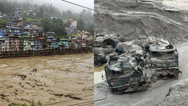சிக்கி சீரழிந்த சிக்கிம்.. சடலமாக கிடந்த 7 ராணுவ வீரர்கள்! பெரு வெள்ளத்தில் 25 பேர் உயிரிழப்பு