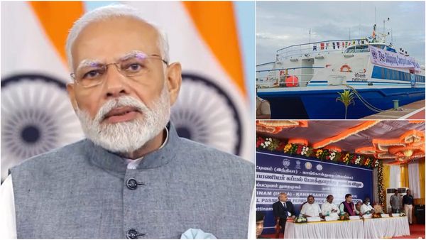 நாகை கப்பல் போக்குவரத்து: பட்டினப்பாலை, மணிமேகலை டூ பாரதி சிந்துநதி மிசை வரை... மோடி மாஸ் பேச்சு!