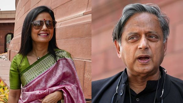 கையில் மதுக்குவளை.. மஹுவா மொய்த்ராவுடன் நெருக்கம்.. பரவும் போட்டோவுக்கு சசிதரூர் எம்பி பதிலடி