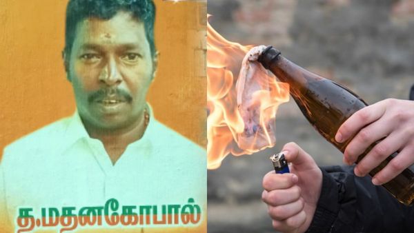 பாஜக நிர்வாகியான ரௌடி பல்லு மதன் வீட்டில் கெரோசின் குண்டு வீச்சு.. சென்னையில் பரபரப்பு!