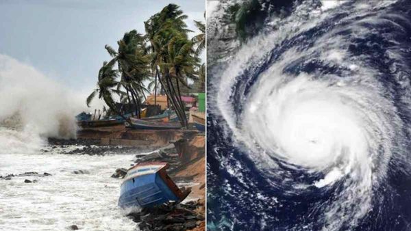 வங்க கடலில் புயல் உருவாக வாய்ப்பு.. சென்னை எண்ணூர் துறைமுகத்தில் 1ஆம் எண் எச்சரிக்கை கூண்டு ஏற்றம்