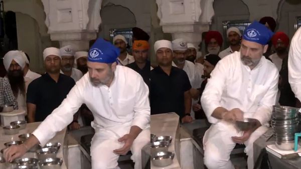 இந்திரா, ராஜீவ் கால 'ரத்த சம்பவங்கள்'-சீக்கியர் பொற்கோவிலில் பாத்திரம் கழுவி ராகுல் 'பிராயசித்தம்' ?