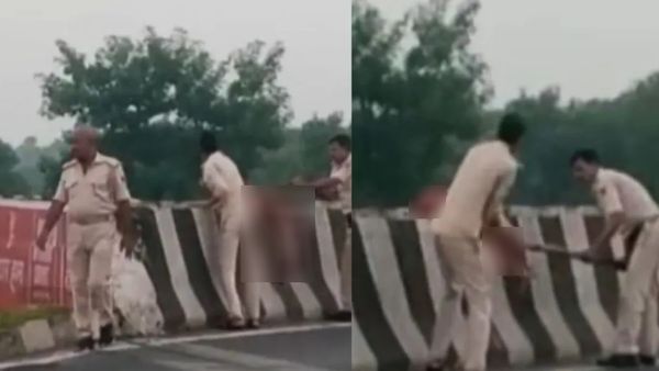 அட கொடுமையே! விபத்தில் பலியானவரின் உடலை ஆற்றில் வீசி சென்ற போலீசார்.. பீகாரில் ஷாக்! பரவும் வீடியோ!