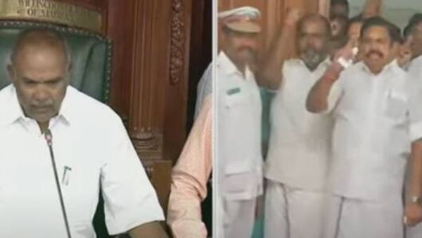 சட்டசபையில் சீட் ஒதுக்குவது என் உரிமை.. அப்பாவு உறுதி.. அதிமுகவினர் அமளி.. கூண்டோடு வெளியேற்றம்