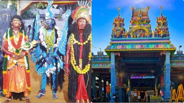 குலசேகரன்பட்டினம் முத்தாரம்மன் கோயிலில் தசரா.. கொடியேற்றத்துடன் தொடங்கியது